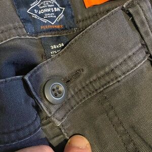 Charcoal gray St. John’s Bay cargo pants 38/34